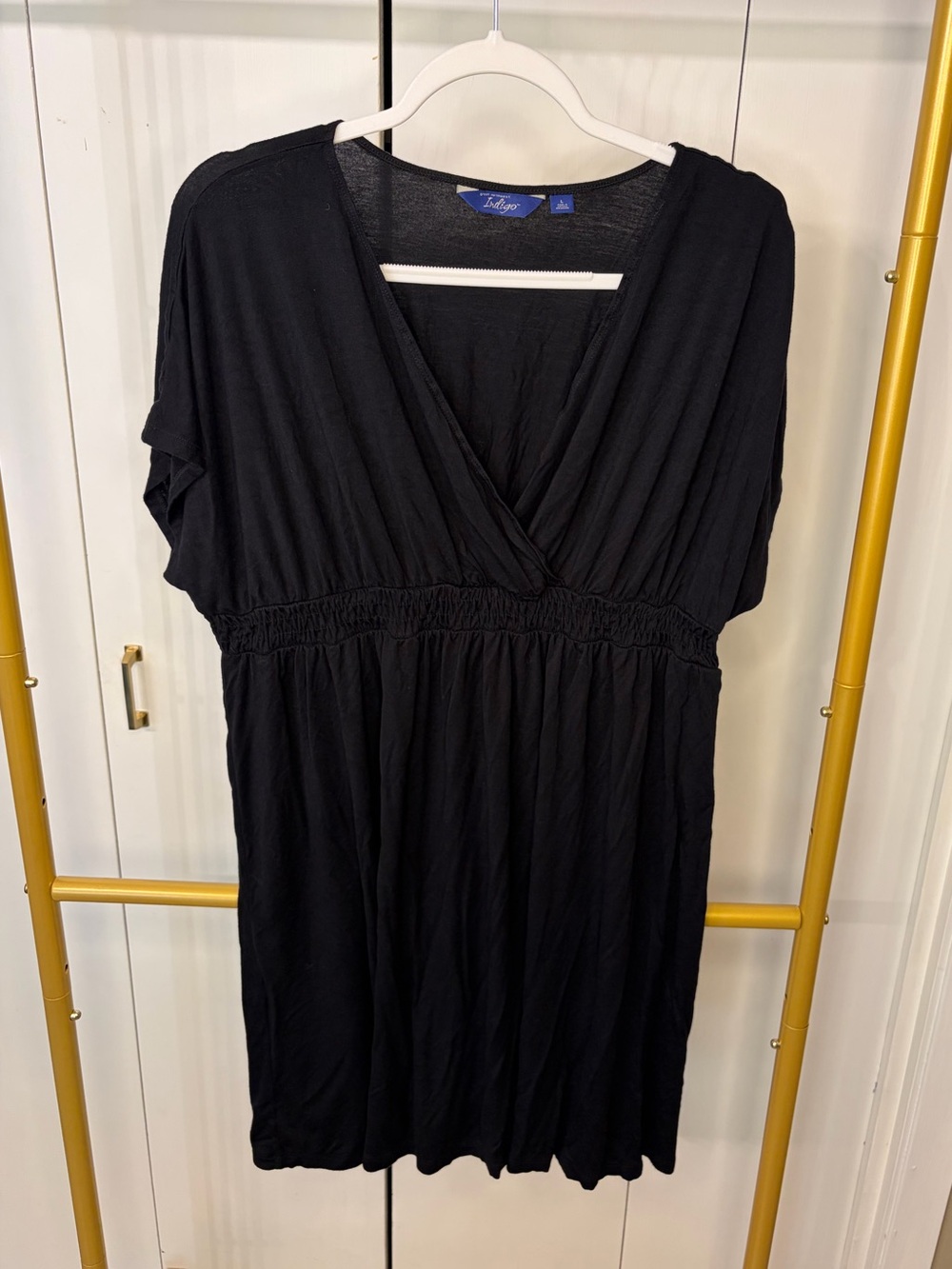 Indigo Black V-Neck Tunic